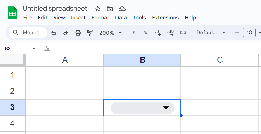 Google Sheets: Drop-down list Image: Google Sheets: Drop-down list