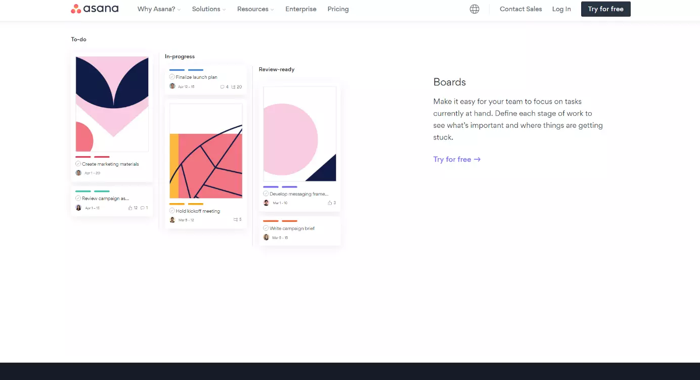 Image: Asana website