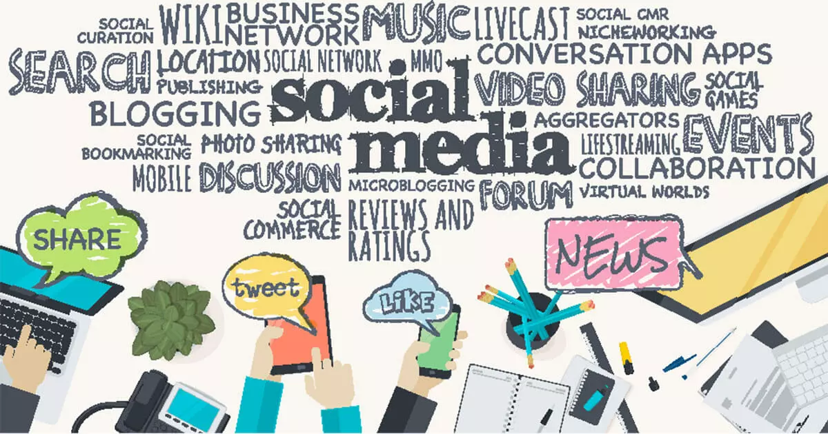 Image: The most important social media platforms at a glance